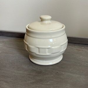 Longaberger Ivory Sugar Bowl